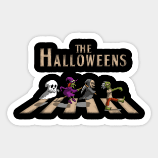 Halloween street Sticker